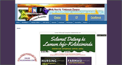 Desktop Screenshot of info.koleksiminda.com